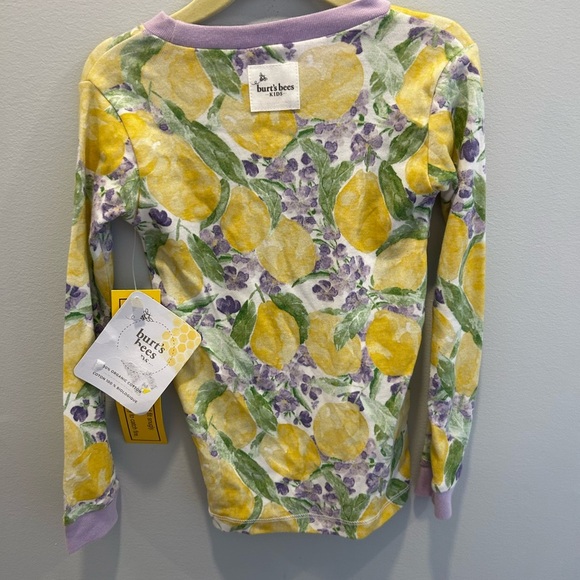 Burt’s Bees brand new Lemon and Floral Long Sleeve Shirt - Picture 3 of 3